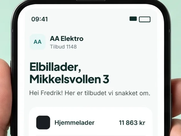 Tilbud signert med BankID